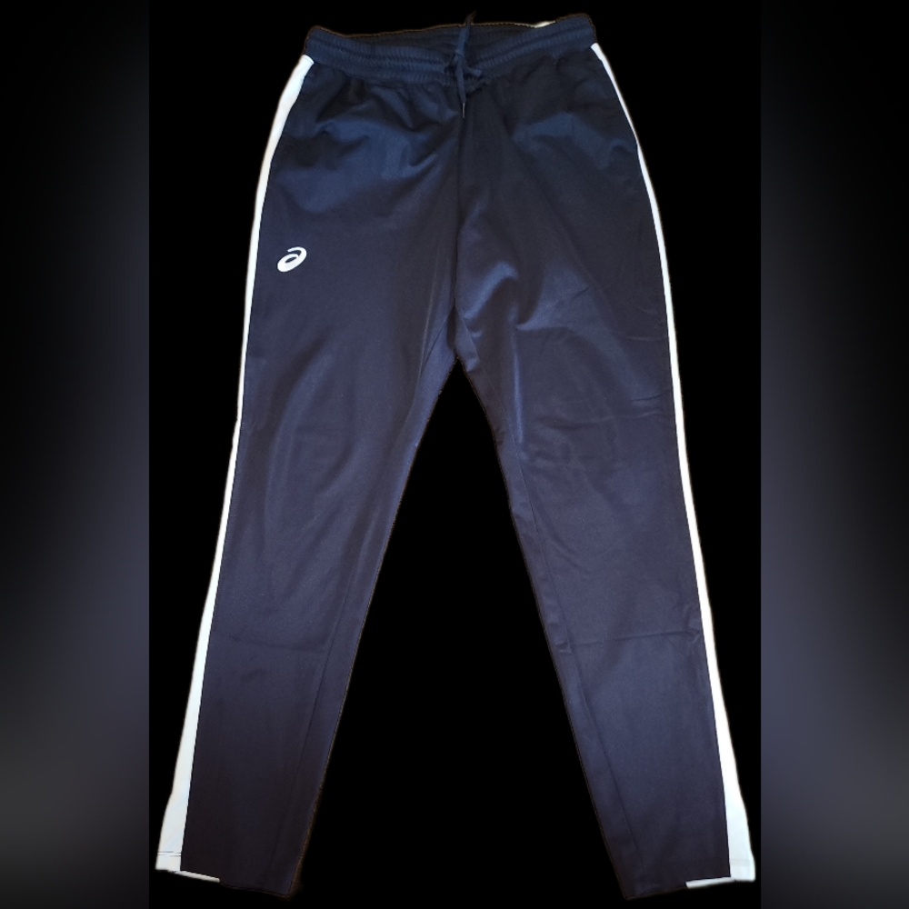 Asics Midweight Running Jogger Acitvewear Pants (Women's Large) Blue